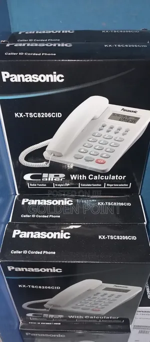 Panasonic Ks-Tsc8206cid Caller Id Phone With Display and Calculator