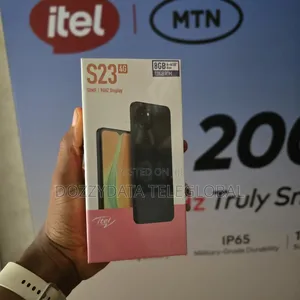 New Itel S23 128 GB Black