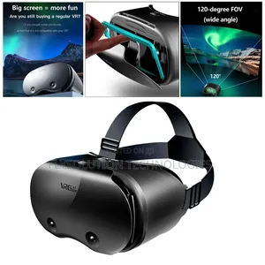 3d Glasses Headset Reality Full Screen For 5-7" Smartphone Movies
