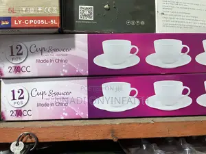 Tea Cups and Saucers, 6 Cups and 6 Saucers