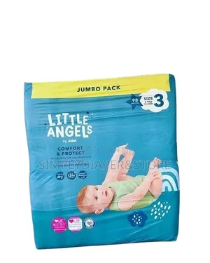 Asda Little Angel Jumbo Diaper Size 3, 5 5+