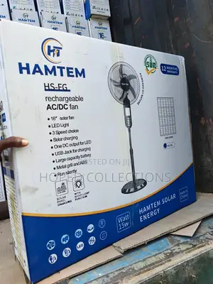 Hamtem Rechargeable Ac/Dc Fan