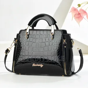 Ganbanly New Stone Pattern Printed Women's Handbags .