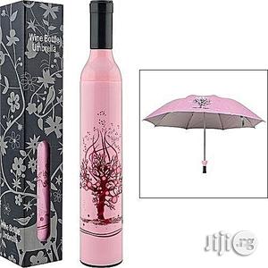 1pcs Bottle Umbrella - Pink