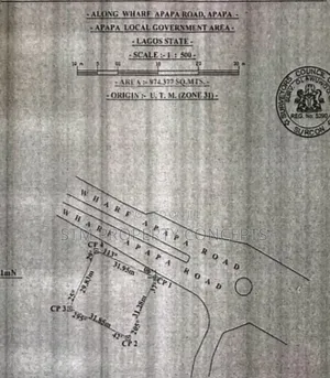 974sqm Of Land For Sale On Warf Road Apapa Lagos