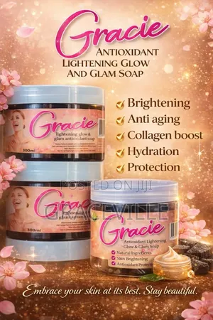 Gracie Antioxidant Collagen Lightening Glow and Glam Soap