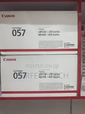 Canon Genuine 057 Black Toner Cartridge High Capacity