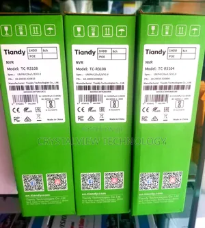 Tiandy 8ch NVR With 8port Poe