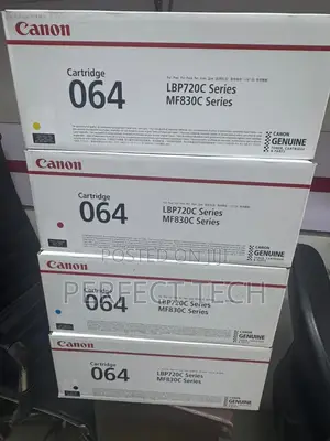 Canon Genuine 064 Set of 4 Colour Toner Cartridge Multipack
