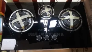 Built-in 3 Burner Gas Stove - Tempered Glass | Brand New