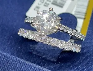New Couple (3in1)Vvs Moissanite Diamond Ring Design in Stock