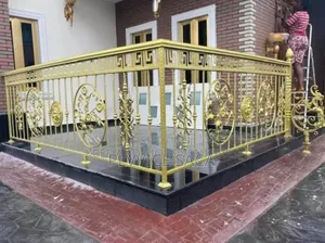 Wrought-Iron Handrail With Short Ring