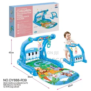 3 in 1 Multifunctional Play Mat With Pusher
