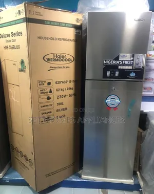 355 Blux Haier Thermocol Double Door Refrigerator
