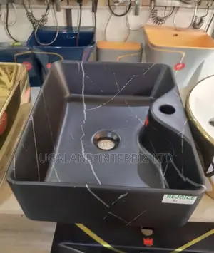 Luxury Matte Marble Pattern Table Basin