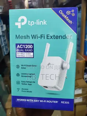 Tp-Link Mesh Wi-Fi Extender Ac1200 Dual Band Re305