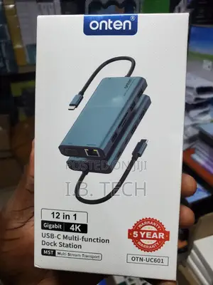 Onten 12 in 1 Usb-C Multi-Function Dock Station Gigabit/