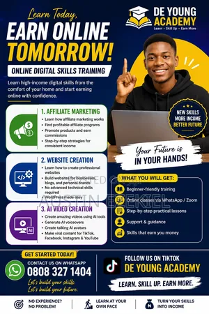 Learn Affiliate Marketing, Website Design Ai Video Creation Online