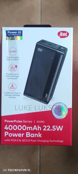 Itel 40000mah Power Bank