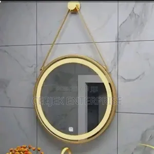 Led Mirrow With Hanging Belt
