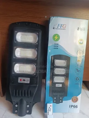 FFG Solar Street Light Outdoor Security Light WTH a Remote Control.