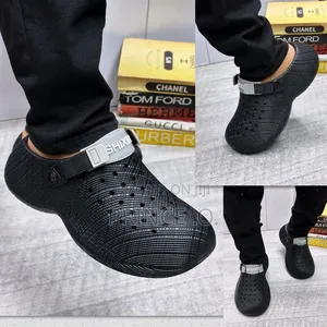 Fashioned Black Crocs