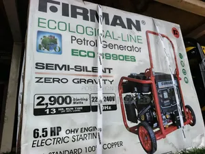 2.9kva Firman Generator Set, Ecological Line. Semi Silent.
