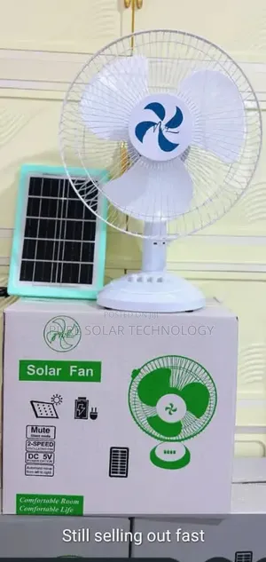 Solar Rechargeable Fan