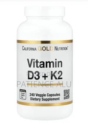 California Gold Nutrition
Vitamin D3 + , 240 Veggie Capsules