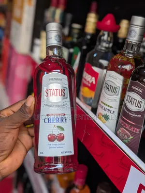 Status Cherry Vodka Cartoon by ( 12 Bottles )