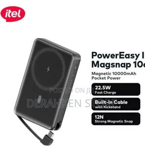 Itel Magsnap 10c Magnetic Power Bank – 10000mah Fast Wireless Charging