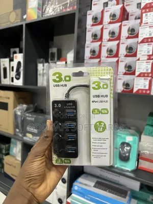 4-Port Usb 3.0 Hub High-Speed Adapter