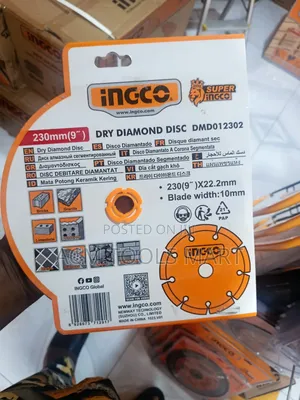 Ingco Dmd012302 Dry Diamond Disc 230mm (9")