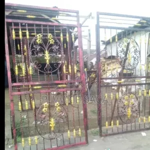Red Gold Wrought-Iron Burglary