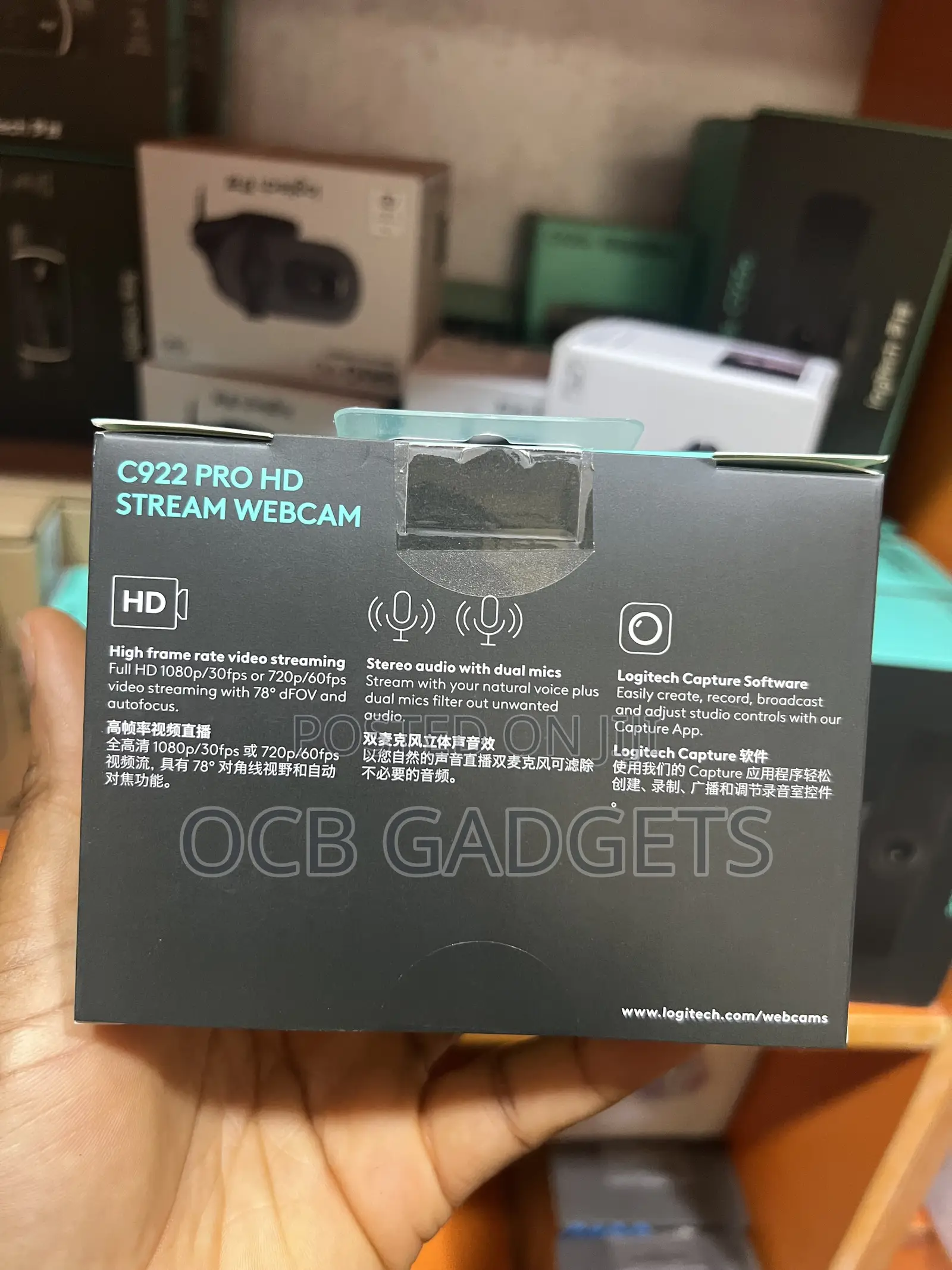 C922 Logitech Webcam