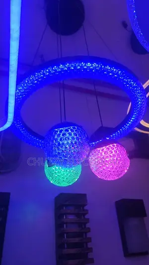 Led RGB Crystal Ball Chandelier