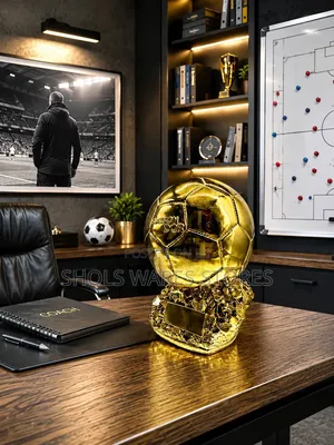 Golden Football Trophy Award - World Best Player Replica Statue