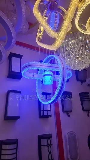 Led Acrylic Ring Chandelier