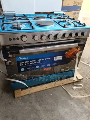 Midea 6 Burner Gass Cooker 90x60 2 Electric 4 Burner