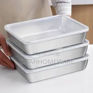 3pcs Stainless Steel Food Storage
