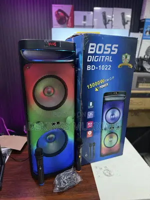 Party Box Speaker With Wireless Mic