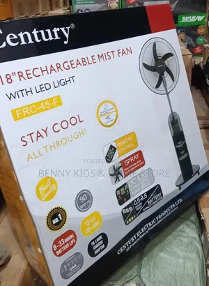 Century 18inches Rechargeable Water Fan