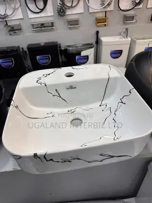 Modern White Marble Countertop Basin