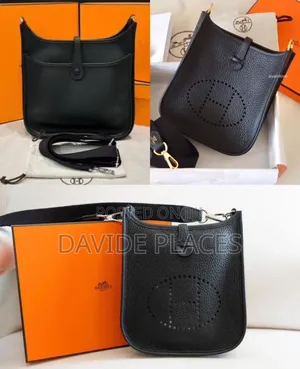 Premium Quality Hermes Leather Unisex Crossbody Bag