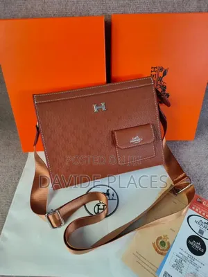 Quality Hermès Leather Crossbody Unisex Bag