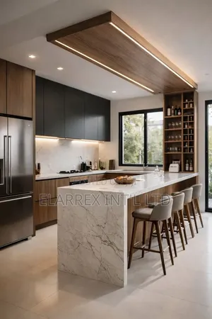 Kitchen Cabinets/Wine Bar: Premium Finishing Affordable Installation