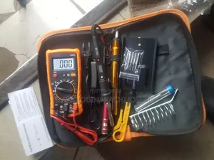 60w Adjustable Temperature Soldering Iron and a Digital Multimeter