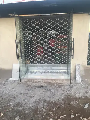 Seeing Through Roller Shutters Door