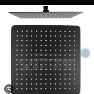 40x40 Black Shower Head