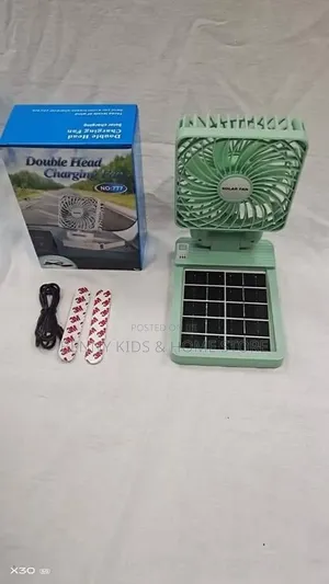 Double Head Charging Fan
